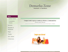 Tablet Screenshot of demarkazone.com